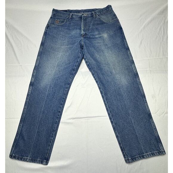 Wrangler 20X Men's Straight Leg Western Jeans - Size Tag Missing (Meas 36x30) - Picture 1 of 5